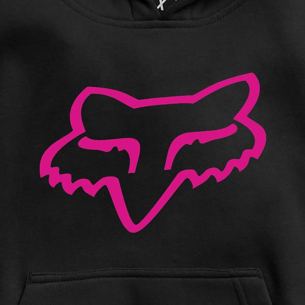 Fox Racing Youth Legacy Black Pink Fleece Hoodie Dirtbikexpress