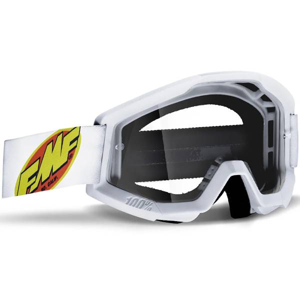 100 sales goggles white