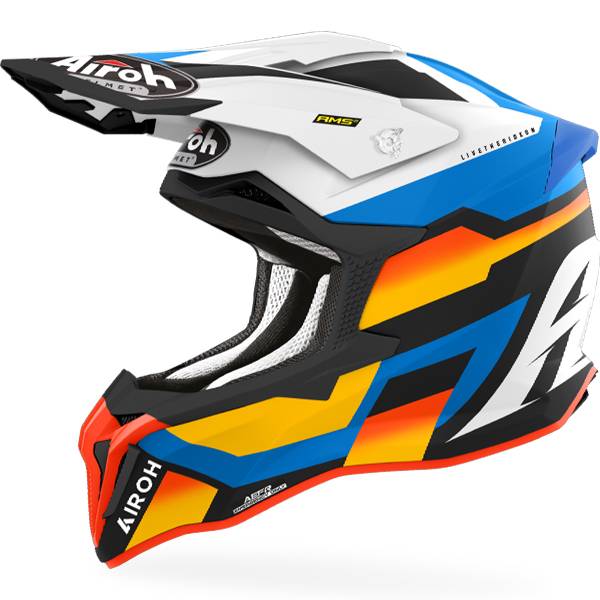 Casco cross Airoh Twist 2.0 Lift red matt helmet casque moto