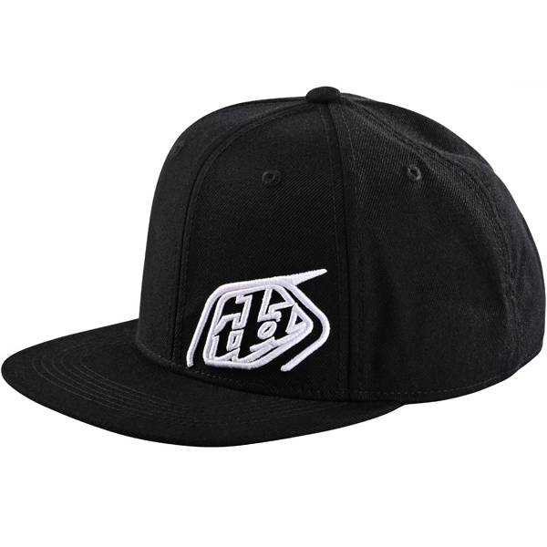 Troy Lee Designs 9Fifty Slice Black White Snapback Cap