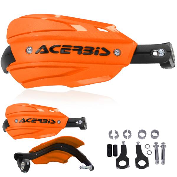 thumbnail interactive-video image 1 of Acerbis X Factory Hand Guards For Honda CRF125F (2014-2017) – Red/Black Aluminum & Nylon Protection 1 of 3