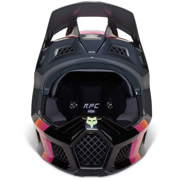 Fox Racing Rampage Pro Carbon REEZ Pewter MIPS Full Face MTB 