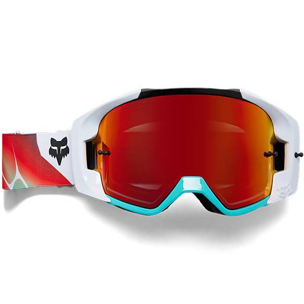 Fox Racing Vue Syz Spark Black White MX Goggles | Dirtbikexpress™
