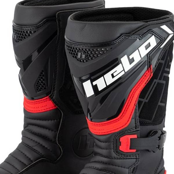 Stivali Moto Botte Stivali Trial 45 Hebo Tech Micro Red Trials