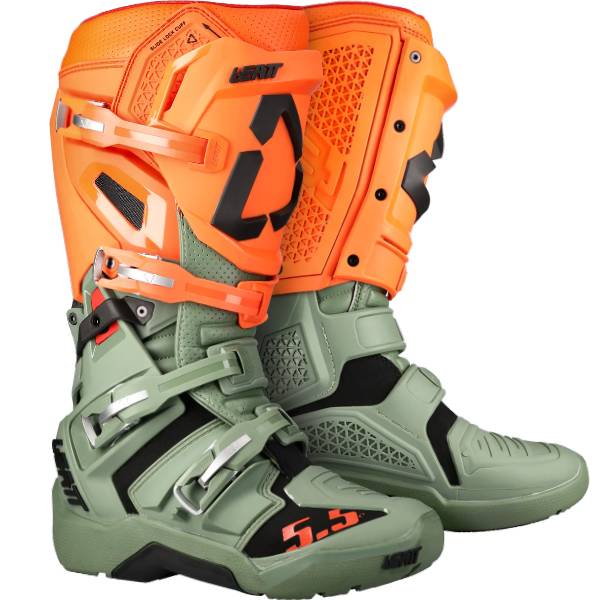 Leatt GPX 5.5 Flexlock Cactus Enduro Boots | Dirtbikexpress™