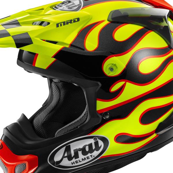 arai flame helmet HELMETS VX-Pro4 - - Yellow Its a perfect choice for MX Arai MXV EVO Motocross Helmet