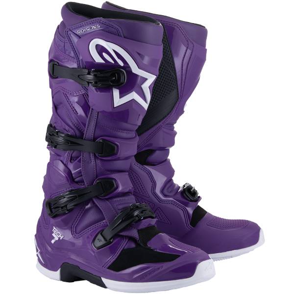 Alpinestars Tech 7 Purple Boots | Dirtbikexpress™