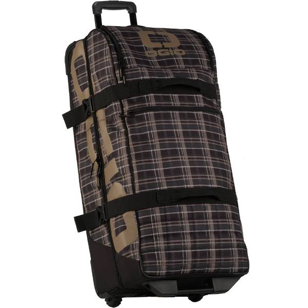 United Kingdom product data sample: Ogio Trucker Plaidley Tan Black Gear Bag