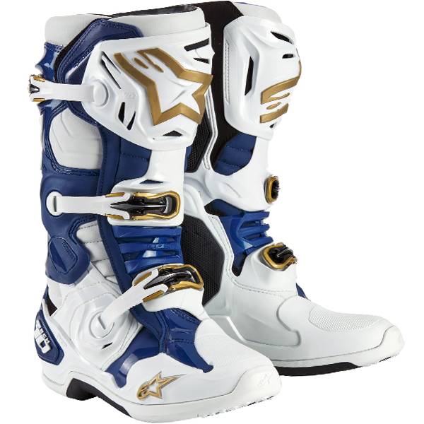 Alpinestars Tech 10 Limited Edition Dress Whites Tropical