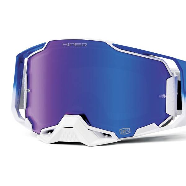 100% Armega Neo HiPER Blue Mirror Lens Goggles | Dirtbikexpress™