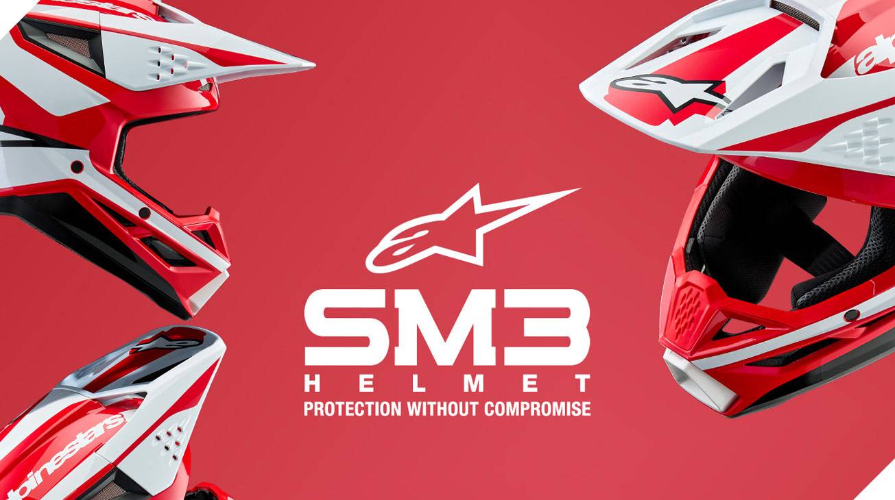 Alpinestars S-M3 Motocross Helmet Alpinestars S-M3 Motocross Helmet