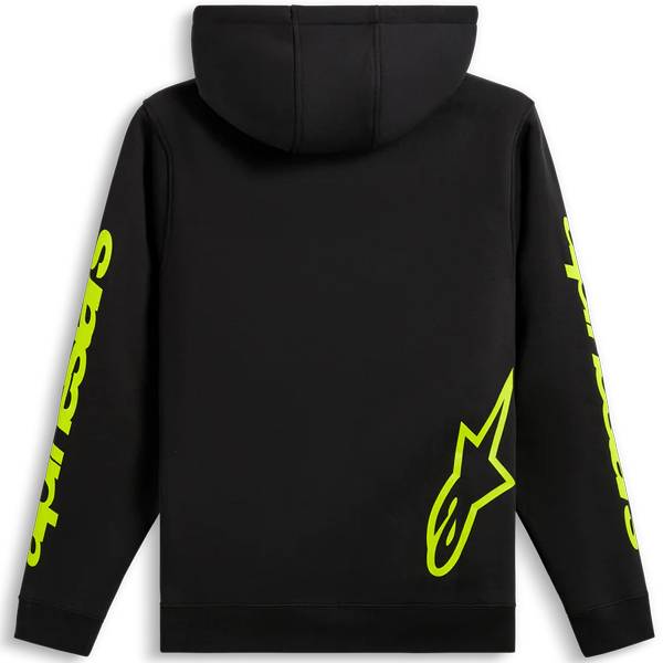 Alpinestars Triple Black Pullover Hoodie | Dirtbikexpress™