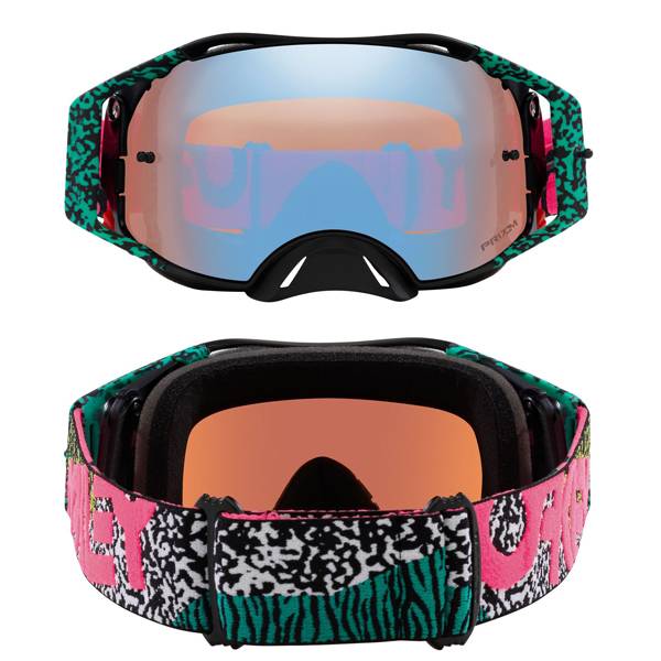 Oakley Airbrake Bengal Venom Prizm Sapphire MX Goggles