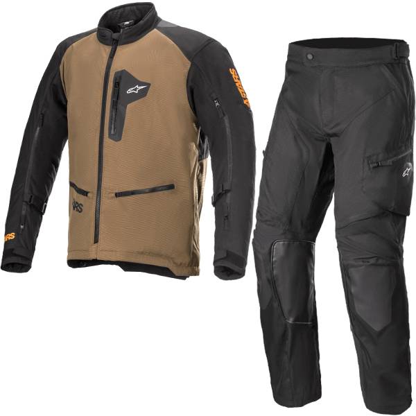Alpinestars Venture XT Camel Black Black Enduro Over Boot Suit