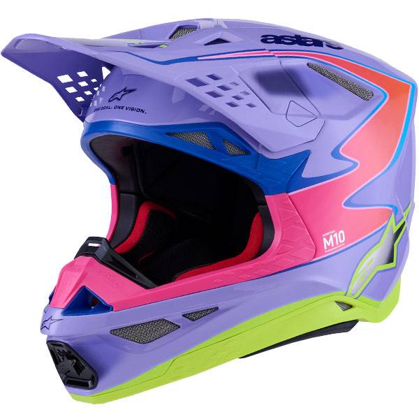 Alpinestars Supertech SM10 Jett Lawrence R01 Purple Pink Fluo