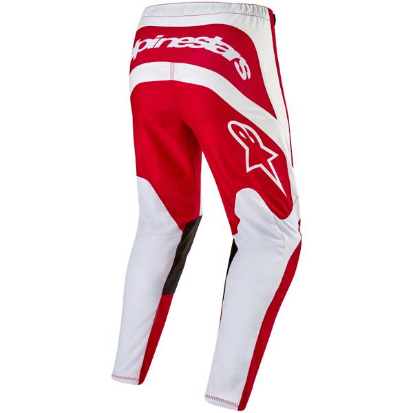 Alpinestars Fluid Lurv Mars RedWhite Mens Motocross Pants Youth Riding Jersey Alpinestars Fluid Lurv MX Jersey - Mars Red