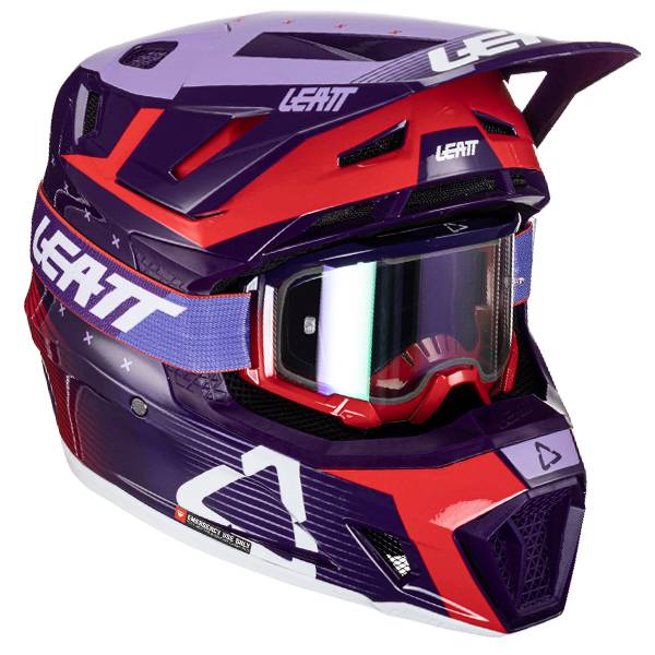 LEATT 7 5 V24 SUNDOWN HELMET WITH FREE 4 5 GOGGLES